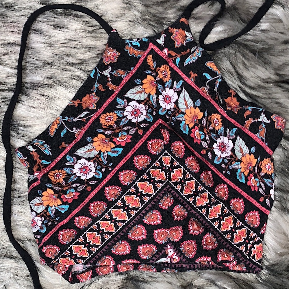 Wet Seal Floral Crop Top